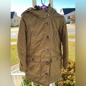J. Crew Nordic Down Parka - Olive Size PXS